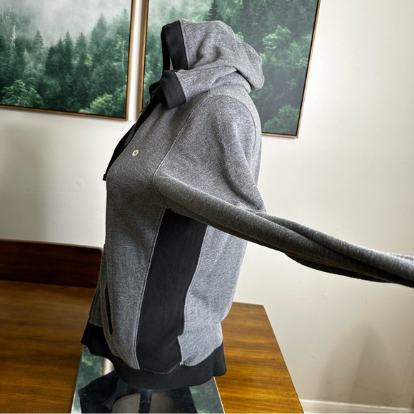 G.H Bass and Co Zip Up Grey Sweater Medium - Picture 6 of 10